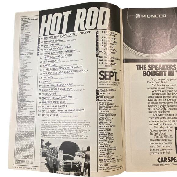 Vtg Lot 2 Hot Rod Sept Oct 1978 Magazine Hemi Holley Horsepower Chevy Mopar - Picture 3 of 7